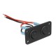 Painel de interruptor de altern&acirc;ncia de 2 gangues 12 V USB automotivo barco n&aacute;utico RV caminh&atilde;o - Thumb 1