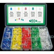 Kit Arduino 500 LEDs F5 mm 5 cores