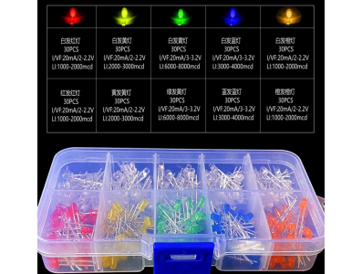 Kit de 300 LEDs F3mm para Arduino - Imagem 1