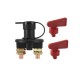 Bateria Interruptor de alimenta&ccedil;&atilde;o da do carro 12 V / 24 V isolador de desconex&atilde;o preto + 2 chaves - Thumb 1