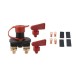 Bateria Interruptor de alimenta&ccedil;&atilde;o da de carro 12 V/24 V, isolador desconexo vermelho + 2 chaves + 4 pe&ccedil;as... - Thumb 1