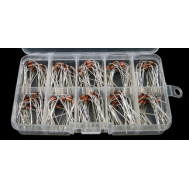 Kit com 200 diodos reguladores de tens&atilde;o 1W 1N4738 a 1N4748