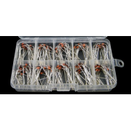 Kit 200 unidades de diodos reguladores de tens&atilde;o 1W 1N4728 a 1N4737