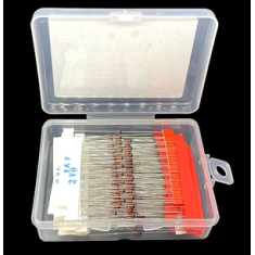 Kit 300 pe&ccedil;as de diodos reguladores 0,5 W 2,0 a 39 V