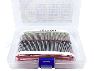Kit com 600 diodos Zener reguladores 1W - Imagem 1