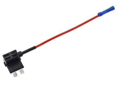 Fonte de alimenta&ccedil;&atilde;o Suporte m&eacute;dio para fus&iacute;vel de carro, extensor de circuito autom&aacute;tico, adaptador de , azul - Imagem 1