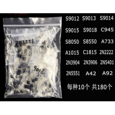 Kit 180 pe&ccedil;as de tr&iacute;odos comuns