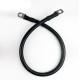 Cabo 6 AWG bateria conex&atilde;o com M8 SC terminal 40 CM preto - Thumb 1
