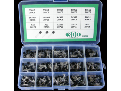 Kit com 300 pe&ccedil;as de tr&iacute;odos comuns - Imagem 1