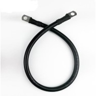 Cabo 4 AWG bateria conex&atilde;o com M8 SC terminal 30 CM preto
