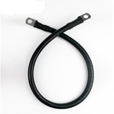 Cabo 4 AWG bateria conex&atilde;o com M8 SC terminal 60 CM preto