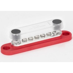 Barramento barra BB100-T2M6 150 A pot&ecirc;ncia Distribution bloco com capa vermelho
