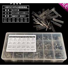 Kit com 900 transistores comuns NPN e PNP