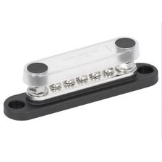 Barramento barra BB100-T2M6 150 A pot&ecirc;ncia Distribution bloco com capa preto