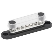 Barramento barra BB100-T2M6 150 A pot&ecirc;ncia Distribution bloco com capa preto