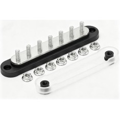 Barramento barra BB150-T7M6 150 A pot&ecirc;ncia Distribution bloco com capa preto