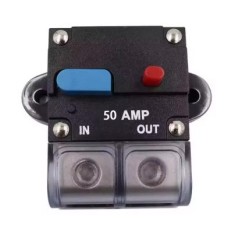 Auto disjuntor automotivo Audio auto-rearm&aacute;vel disjuntor &agrave; prova d'&aacute;gua Security fus&iacute;vel acess&oacute;rios 50 A