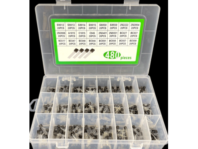 Kit sortimento com 480 transistores - Imagem 1