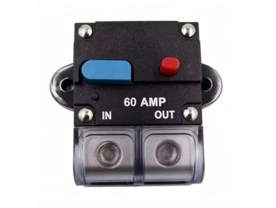 Auto disjuntor automotivo Audio auto-rearm&aacute;vel disjuntor &agrave; prova d'&aacute;gua Security fus&iacute;vel acess&oacute;rios 60 A - Imagem 1
