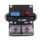 Auto disjuntor automotivo Audio auto-rearm&aacute;vel disjuntor &agrave; prova d'&aacute;gua Security fus&iacute;vel acess&oacute;rios 80 A - Thumb 1