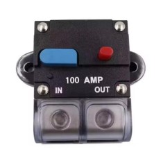 Auto disjuntor automotivo Audio auto-rearm&aacute;vel disjuntor &agrave; prova d'&aacute;gua Security fus&iacute;vel acess&oacute;rios 100 A