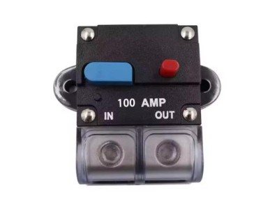 Auto disjuntor automotivo Audio auto-rearm&aacute;vel disjuntor &agrave; prova d'&aacute;gua Security fus&iacute;vel acess&oacute;rios 100 A - Imagem 1