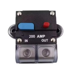 Auto disjuntor automotivo Audio auto-rearm&aacute;vel disjuntor &agrave; prova d'&aacute;gua Security fus&iacute;vel acess&oacute;rios 200 A