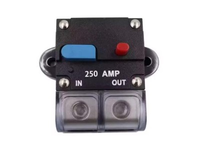 Auto disjuntor automotivo Audio auto-rearm&aacute;vel disjuntor &agrave; prova d'&aacute;gua Security fus&iacute;vel acess&oacute;rios 250 A - Imagem 1