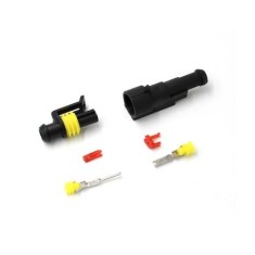 Conector &agrave; prova d'&aacute;gua el&eacute;trico de fio plugue para automotivo &agrave; prova d'&aacute;gua conector kit 1P