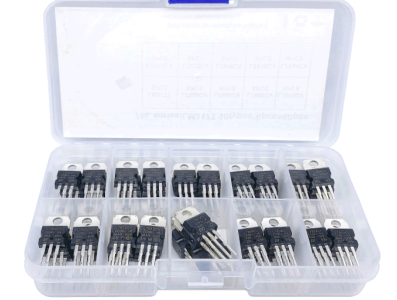 Kit com 60 tr&iacute;odos regulados de tr&ecirc;s terminais de alta pot&ecirc;ncia - Imagem 7
