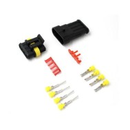 Conector &agrave; prova d'&aacute;gua el&eacute;trico de fio plugue para automotivo &agrave; prova d'&aacute;gua conector kit 4P