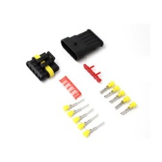 Conector &agrave; prova d'&aacute;gua el&eacute;trico de fio plugue para automotivo &agrave; prova d'&aacute;gua conector kit 5P