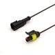 Cabo &agrave; prova d'&aacute;gua el&eacute;trico conector de fio plugue para automotivo &agrave; prova d'&aacute;gua conector kit com 10 cm... - Thumb 1