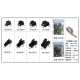 Kit 590 pe&ccedil;as de conectores SM-JST 2,54 mm macho e f&ecirc;mea - Thumb - 1