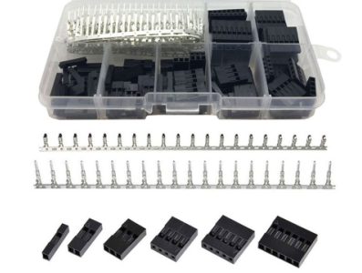 Kit 310 pe&ccedil;as de conectores DuPont 2,54 mm com capa de borracha e terminais - Imagem 7
