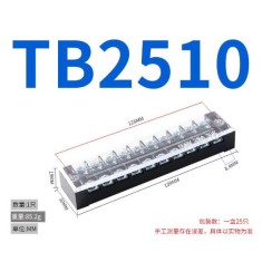 Borne de liga&ccedil;&atilde;o duplo fileira barreira parafuso TB-2510 n&iacute;quel-revestido cobre