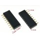 2.54 mm fileira &uacute;nica Pin Febarra de pinos macho 1x9P - Thumb 1