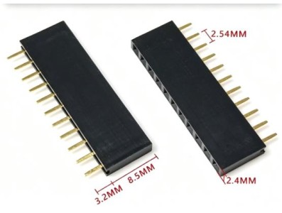 2.54 mm fileira &uacute;nica Pin Febarra de pinos macho 1x11P - Imagem 1