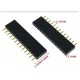 2.54 mm fileira &uacute;nica Pin Febarra de pinos macho 1x13P - Thumb 1