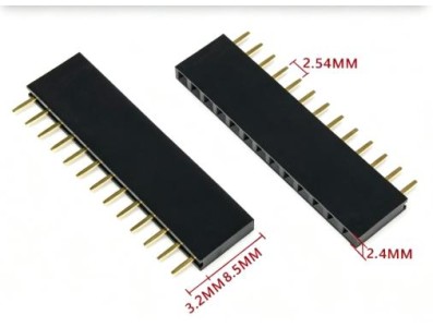 2.54 mm fileira &uacute;nica Pin Febarra de pinos macho 1x13P - Imagem 1