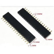 2.54 mm fileira &uacute;nica Pin Febarra de pinos macho 1x17P