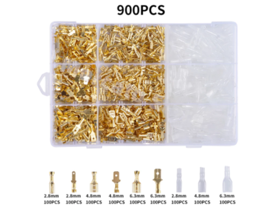 Kit Arduino 900 pe&ccedil;as 2,8/4,8/6,3 mm - Imagem 1