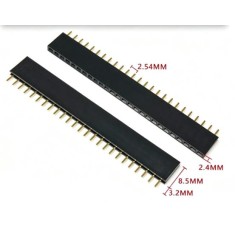 2.54 mm fileira &uacute;nica Pin Febarra de pinos macho 1x25P