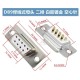 Conector DB9 f&ecirc;mea branco+dourado pin - Thumb 1