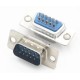 Conector DB15 macho 3 fileiras azul - Thumb 1