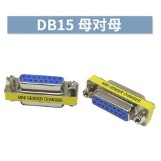 Adaptador DB15 mini de g&ecirc;nero 2 fileiras Femacho para f&ecirc;mea
