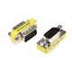 Adaptador DB15 mini de g&ecirc;nero 3 fileiras macho para macho - Thumb 1
