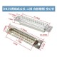 Conector DB25 macho 2 fileiras branco+estanho pin - Thumb 1