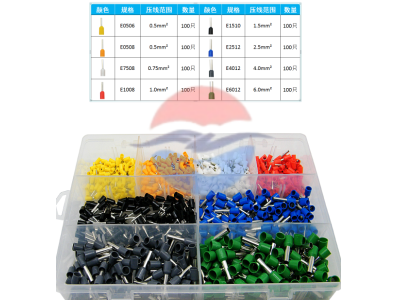 Kit de terminais para crimpagem 800 pe&ccedil;as - Imagem 1