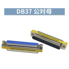 Adaptador DB37 mini de g&ecirc;nero macho para f&ecirc;mea